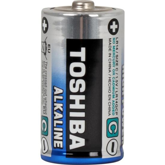 Pilha Alcalina C 1,5V LR14GCP (C/2 Pilhas) Toshiba por 30,00 à vista no boleto/pix ou parcele em até 1x sem juros. Compre na loja Mundomax!