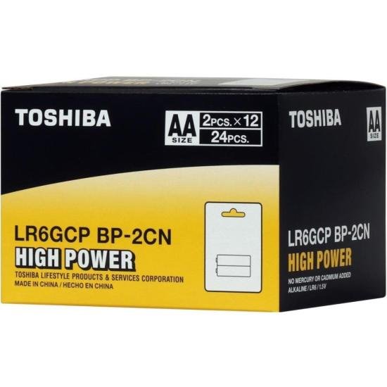 Pilha Alcalina AA 1,5V LR6GCP (C/2 Pilhas) Toshiba por 10,00 à vista no boleto/pix ou parcele em até 1x sem juros. Compre na loja Mundomax!