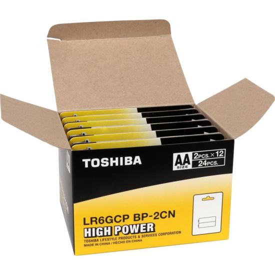 Pilha Alcalina AA 1,5V LR6GCP (C/2 Pilhas) Toshiba por 10,00 à vista no boleto/pix ou parcele em até 1x sem juros. Compre na loja Mundomax!