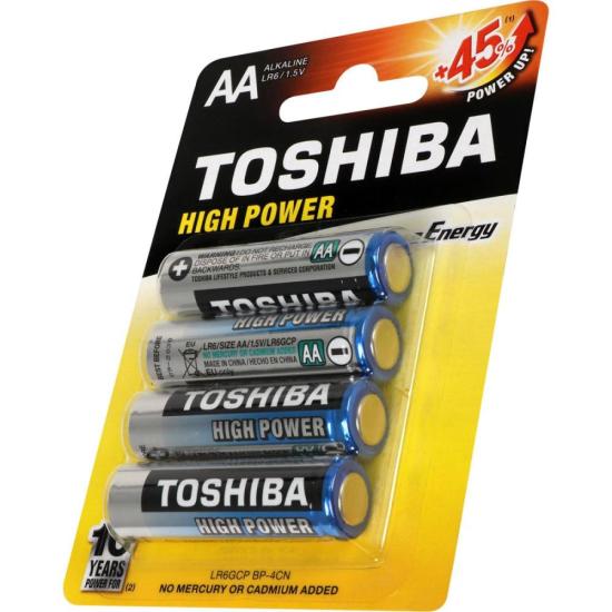 Pilha Alcalina AA 1,5V LR6GCP (C/4 Pilhas) Toshiba por 17,00 à vista no boleto/pix ou parcele em até 1x sem juros. Compre na loja Mundomax!