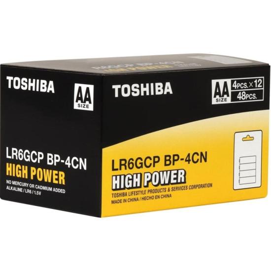 Pilha Alcalina AA 1,5V LR6GCP (C/4 Pilhas) Toshiba por 17,00 à vista no boleto/pix ou parcele em até 1x sem juros. Compre na loja Mundomax!