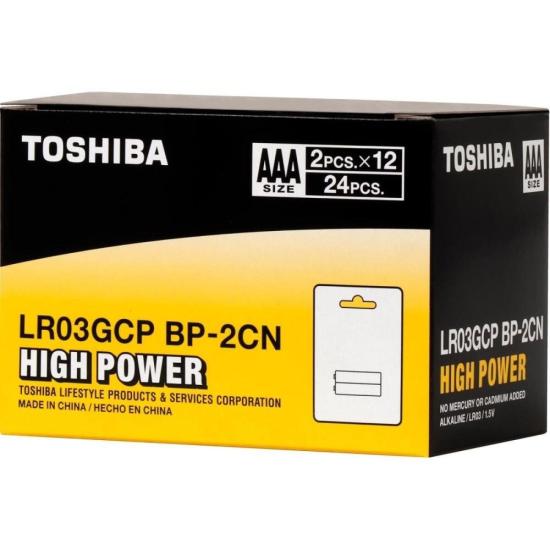 Pilha Alcalina AAA 1,5V LR03GCP (C/2 Pilhas) Toshiba por 10,00 à vista no boleto/pix ou parcele em até 1x sem juros. Compre na loja Mundomax!