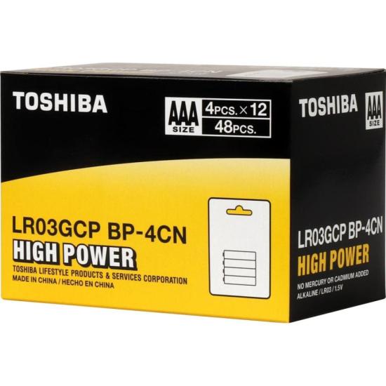 Pilha Alcalina AAA 1,5V LR03GCP (C/4 Pilhas) Toshiba por 17,00 à vista no boleto/pix ou parcele em até 1x sem juros. Compre na loja Mundomax!