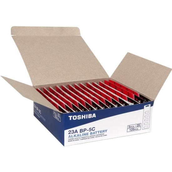 Pilha Alcalina 12V 23A (C/5 Pilhas) Toshiba por 40,00 à vista no boleto/pix ou parcele em até 1x sem juros. Compre na loja Mundomax!