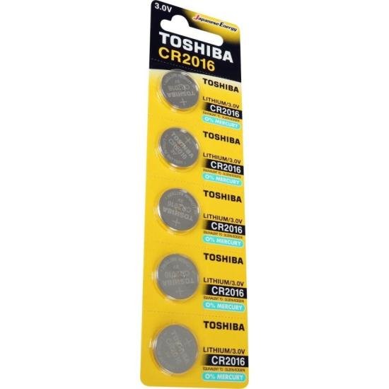 Pilha Moeda Lithium 3V CR2016 (C/5 Pilhas) Toshiba por 32,00 à vista no boleto/pix ou parcele em até 1x sem juros. Compre na loja Mundomax!