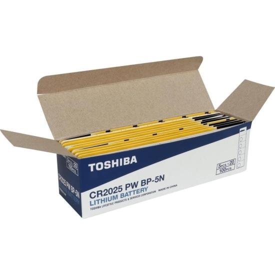 Pilha Moeda Lithium 3V CR2025 (C/5 Pilhas) Toshiba por 32,00 à vista no boleto/pix ou parcele em até 1x sem juros. Compre na loja Mundomax!