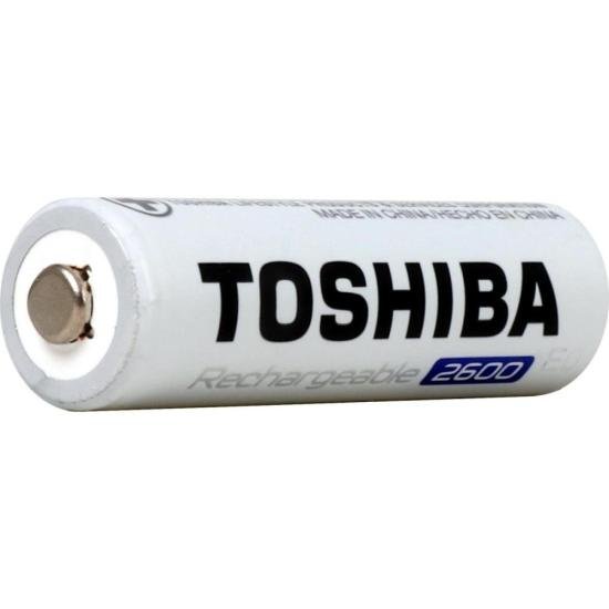 Pilha Recarregável AA 1,2v 2600mAh TNH6GAE (C/2 Pilhas) Toshiba por 48,00 à vista no boleto/pix ou parcele em até 1x sem juros. Compre na loja Mundomax!
