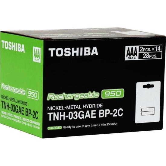 Pilha Recarregável AAA 1,2v 950mAh TNH03GAE (C/2 Pilhas) Toshiba por 32,00 à vista no boleto/pix ou parcele em até 1x sem juros. Compre na loja Mundomax!