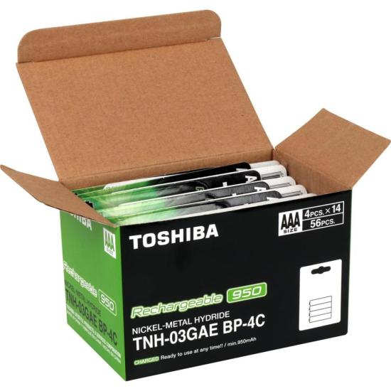 Pilha Recarregável AAA 1,2V 950mAh TNH03GAE (C/4 Pilhas) Toshiba por 43,00 à vista no boleto/pix ou parcele em até 1x sem juros. Compre na loja Mundomax!