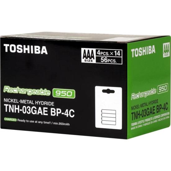 Pilha Recarregável AAA 1,2V 950mAh TNH03GAE (C/4 Pilhas) Toshiba por 43,00 à vista no boleto/pix ou parcele em até 1x sem juros. Compre na loja Mundomax!