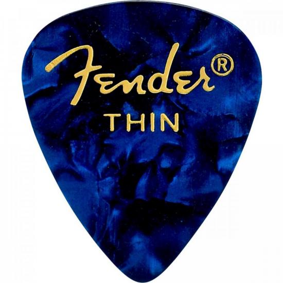 Palheta Celulóide Shape Premium 351 Thin Blue Moto FENDER por 0,00 à vista no boleto/pix ou parcele em até 1x sem juros. Compre na loja Mundomax!