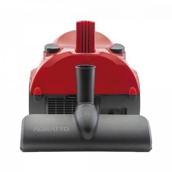 Aspirador de Pó 127V 1500W Praticci Vermelho AGRATTO por 0,00 à vista no boleto/pix ou parcele em até 1x sem juros. Compre na loja Mundomax!