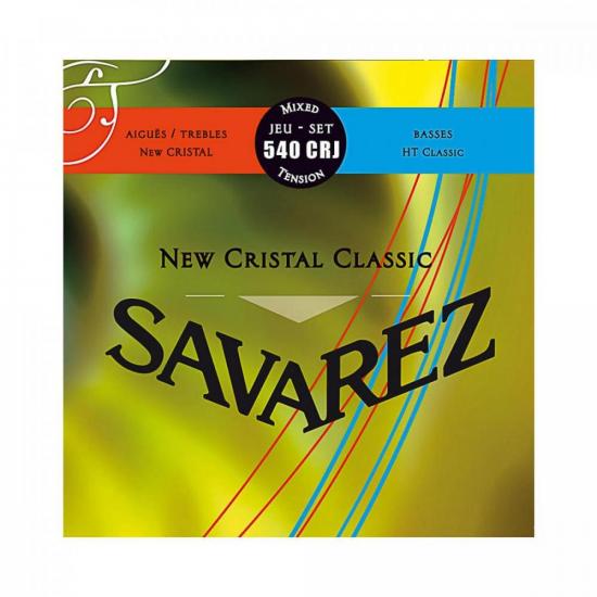 Encordoamento para Violão SAVAREZ de Nylon Normal/Alta 540CRJ Cristal Cl (72531)
