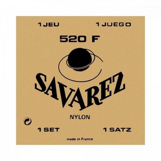 Encordoamento para Violão SAVAREZ de Nylon Alta 520F Tradicional (72533)