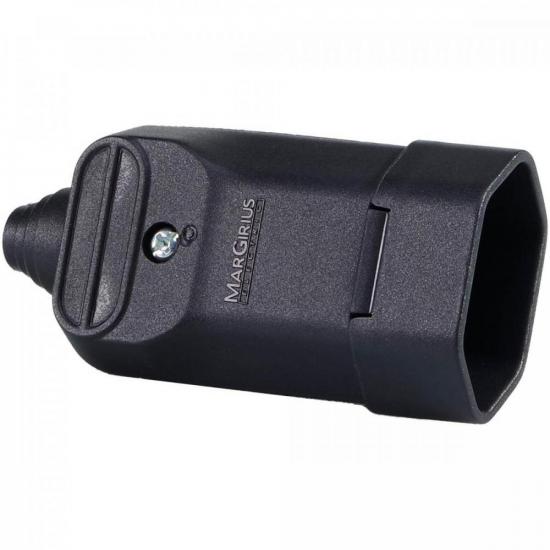 Tomada 3 Pinos 20A TMD2-3 Preta MarGirius por 9,00 à vista no boleto/pix ou parcele em até 1x sem juros. Compre na loja Mundomax!