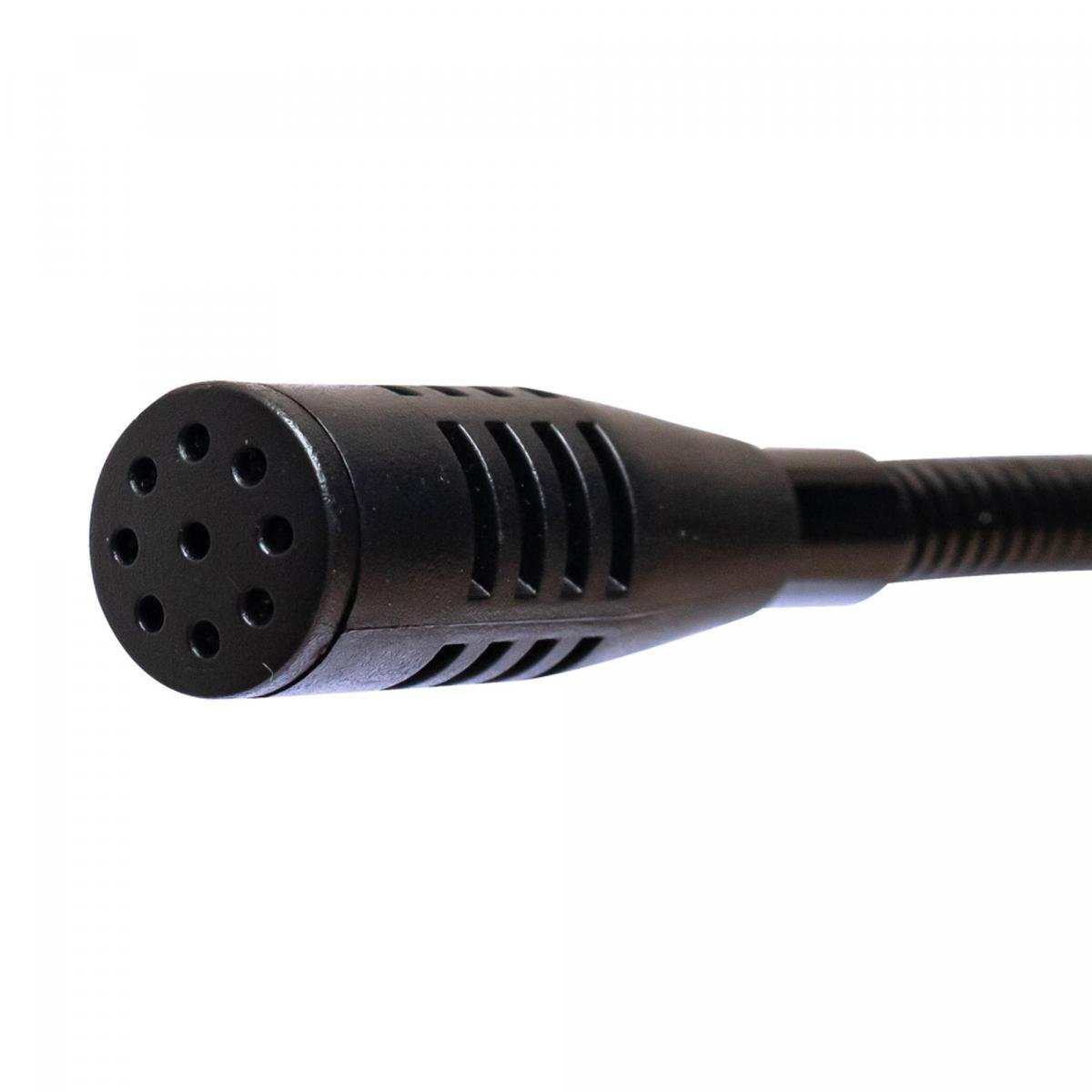 Microfone de Mesa Gooseneck MM-100 Preto SOUNDVOICE - Mundomax