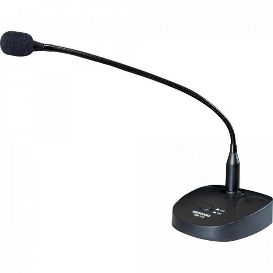 Microfone de Mesa Gooseneck MM-110 Preto SOUNDVOICE (72579)