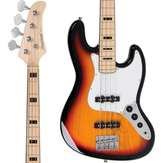 Contrabaixo Passivo 4 Cordas Jazz Bass JBS40 Sunburst STRINBERG por 1.164,99 à vista no boleto/pix ou parcele em até 12x sem juros. Compre na loja Mundomax!