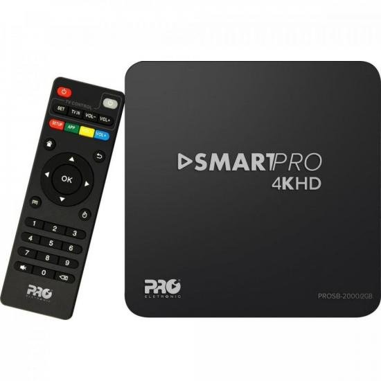 Smart TV Box Android 2GB PROSB-2000/2GB Preto PROELETRONIC (72642)