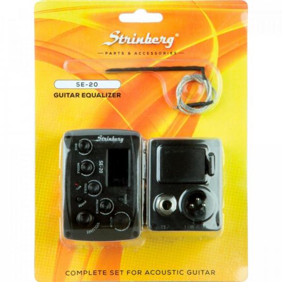 Pré Amplificador para Violão ZEUS SE20 PretoX por 299,99 à vista no boleto/pix ou parcele em até 10x sem juros. Compre na loja Mundomax!