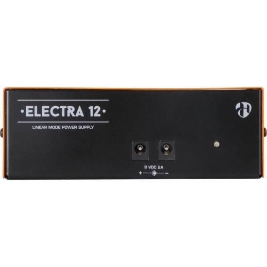 Fonte Linear para 12 Pedais de Efeito HAYONIK Electra 12 9V / 2A por 439,00 à vista no boleto/pix ou parcele em até 10x sem juros. Compre na loja Mundomax!