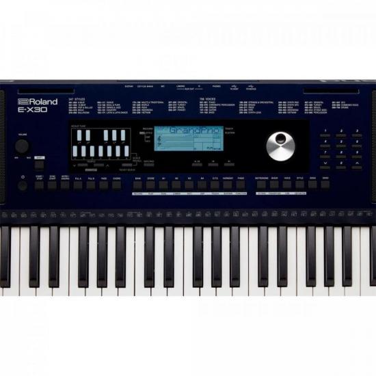Teclado Arranjador ROLAND E-X30 Azul por 2.793,99 à vista no boleto/pix ou parcele em até 12x sem juros. Compre na loja Mundomax!