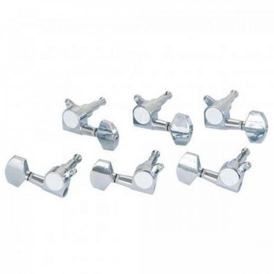 Tarraxa para Violão TR-S6 3+3 Blindada Cromada PHX por 96,99 à vista no boleto/pix ou parcele em até 3x sem juros. Compre na loja Mundomax!