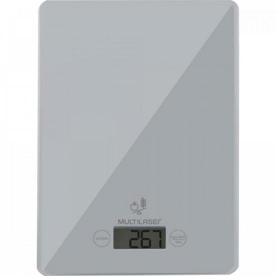 Balança de Cozinha Digital Plana 5Kg CE111 Cinza MULTILASER por 83,90 à vista no boleto/pix ou parcele em até 3x sem juros. Compre na loja Mundomax!