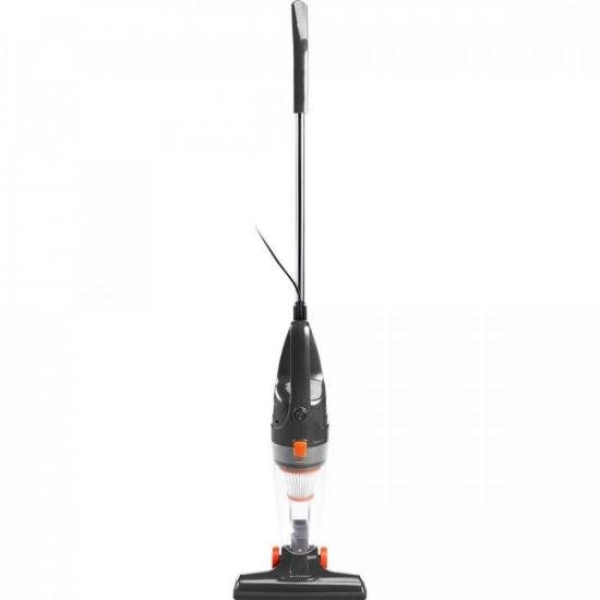 Aspirador Vertical 1100W 127V Ciclone HO083 Preto/Laranja MULTILASER por 0,00 à vista no boleto/pix ou parcele em até 1x sem juros. Compre na loja Mundomax!