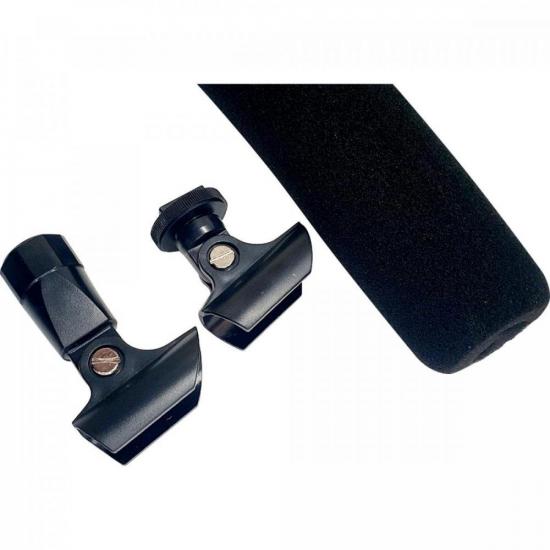 Microfone Leson HTL81 Condensador Direcional Shotgun Preto por 325,99 à vista no boleto/pix ou parcele em até 10x sem juros. Compre na loja Mundomax!