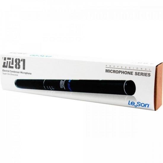 Microfone Leson HTL81 Condensador Direcional Shotgun Preto por 325,99 à vista no boleto/pix ou parcele em até 10x sem juros. Compre na loja Mundomax!