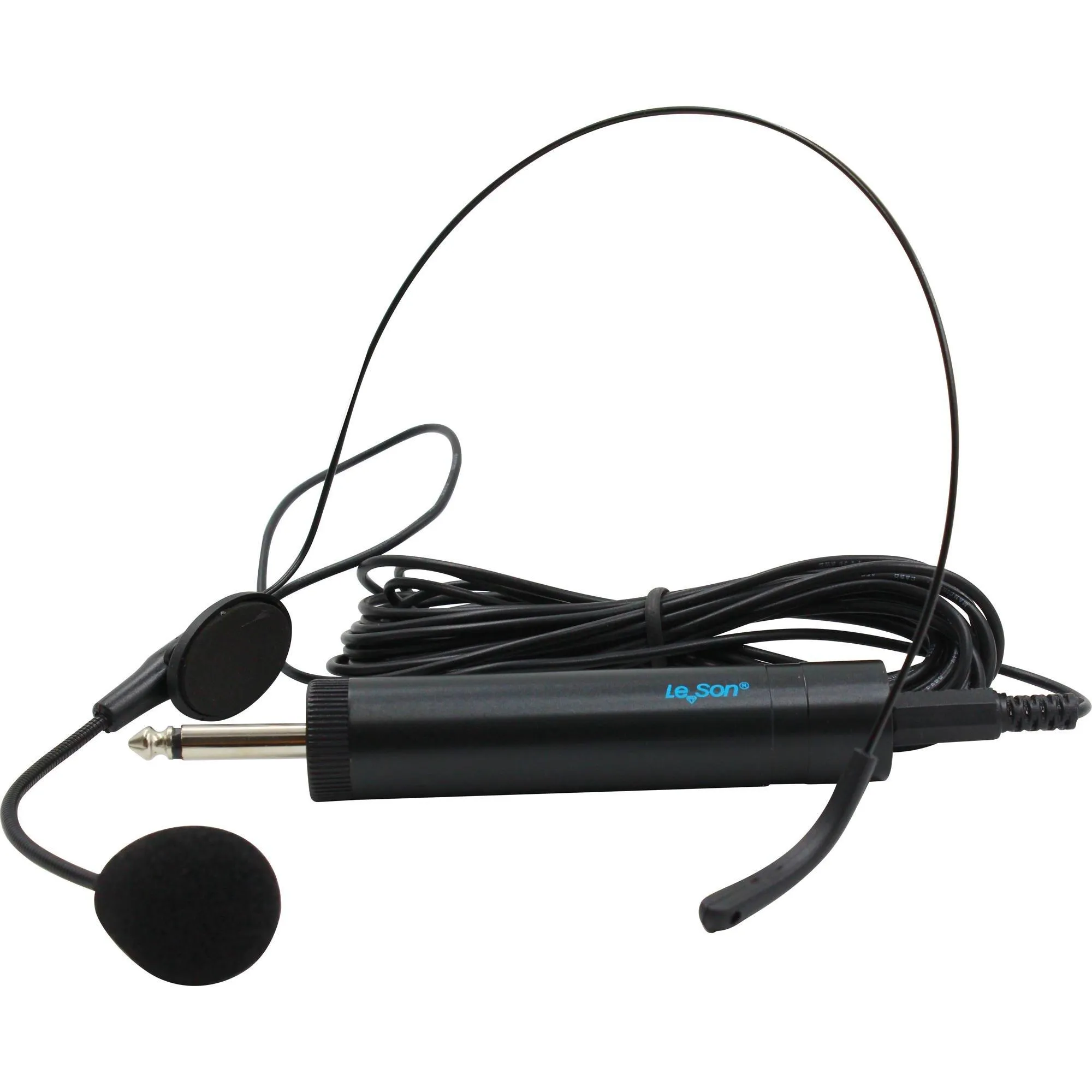 Microfone Headset Leson HD 750R Com Fio Preto (72814)