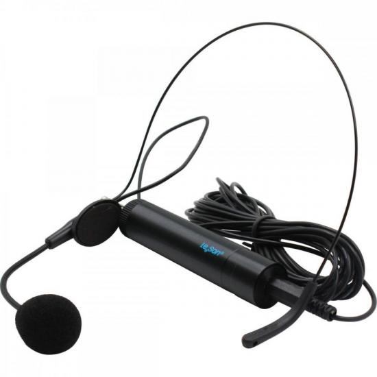 Microfone Headset Leson HD 750R Com Fio Preto por 143,99 à vista no boleto/pix ou parcele em até 5x sem juros. Compre na loja Mundomax!