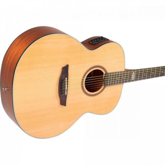 Violão Eletroacústico Strinberg Sj200 Semi Jumbo Aço Natural Satin por 1.006,90 à vista no boleto/pix ou parcele em até 12x sem juros. Compre na loja Mundomax!