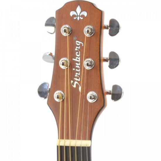 Violão Eletroacústico Strinberg Sj200 Semi Jumbo Aço Mogno Satin por 993,90 à vista no boleto/pix ou parcele em até 10x sem juros. Compre na loja Mundomax!