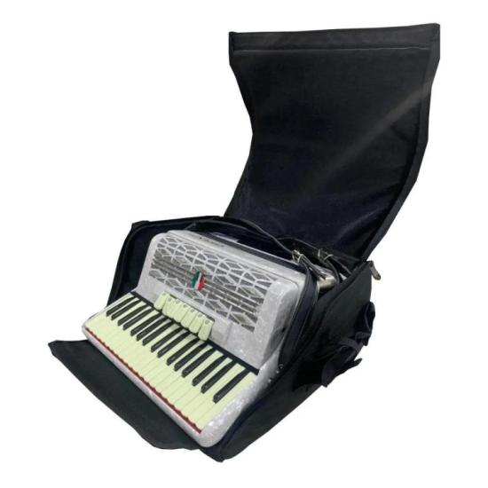 Acordeon 80 Baixos CD80/37 Branca Pérola CADENZA por 7.099,00 à vista no boleto/pix ou parcele em até 12x sem juros. Compre na loja Mundomax!