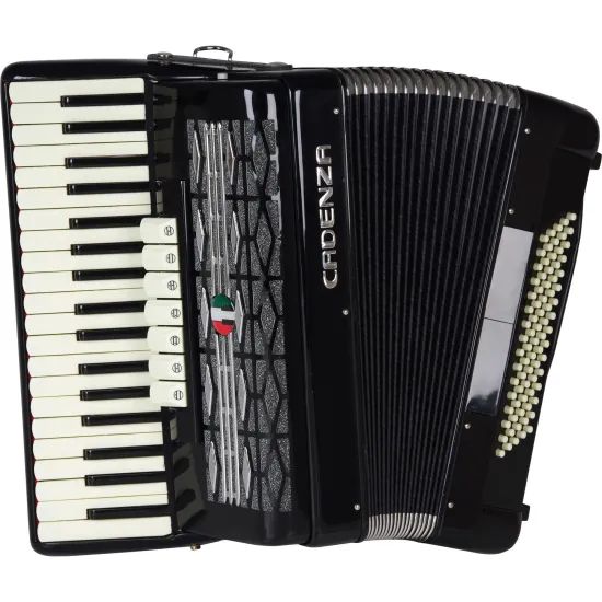 Acordeon 80 Baixos CD80/37 Preta CADENZA (72858)