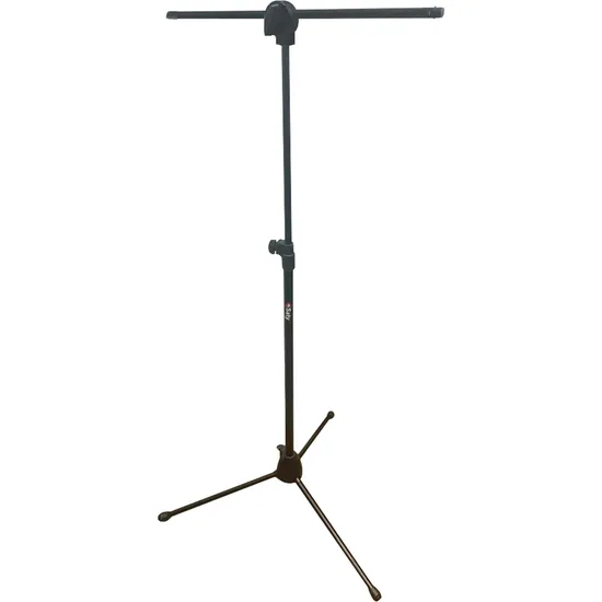 Pedestal Girafa para Microfone com 2 Rosca PMG20 Preto SATY (72873)