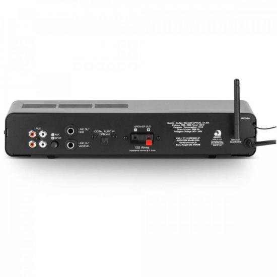 Amplificador - Receiver para som ambiente - Slim 2200 optical - Preto - por 969,90 à vista no boleto/pix ou parcele em até 10x sem juros. Compre na loja Mundomax!