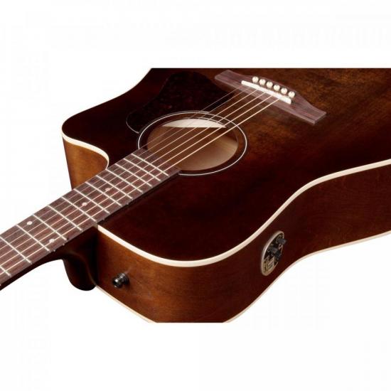 Violão Eletroacústico Art Lutherie Americana Dreadnought Bourbon Burst por 6.908,90 à vista no boleto/pix ou parcele em até 12x sem juros. Compre na loja Mundomax!