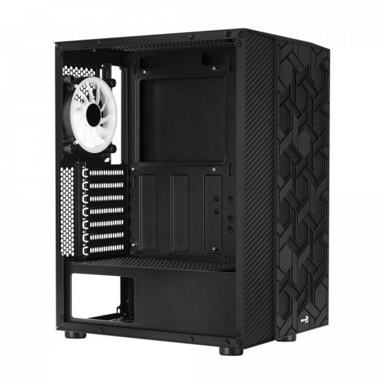 Gabinete Gamer Aerocool Hive Preto RGB Lateral Vidro por 322,47 à vista no boleto/pix ou parcele em até 10x sem juros. Compre na loja Aerocool!