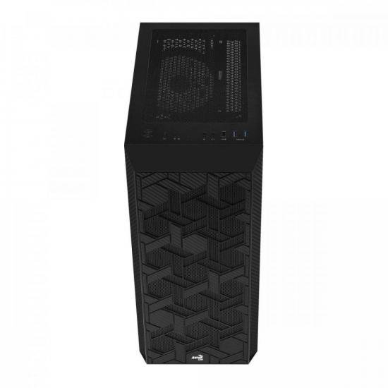 Gabinete Gamer Aerocool Hive Preto RGB Lateral Vidro por 322,47 à vista no boleto/pix ou parcele em até 10x sem juros. Compre na loja Aerocool!