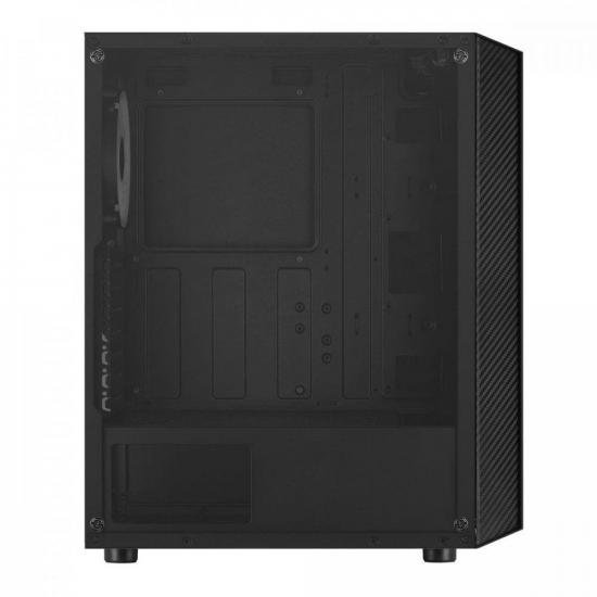 Gabinete Gamer Aerocool Hive Preto RGB Lateral Vidro por 322,47 à vista no boleto/pix ou parcele em até 10x sem juros. Compre na loja Aerocool!