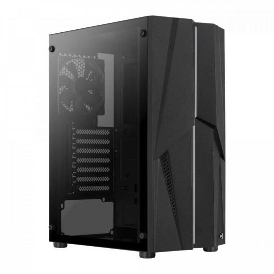Gabinete Gamer Aerocool Mecha Preto RGB Lateral Vidro por 268,71 à vista no boleto/pix ou parcele em até 10x sem juros. Compre na loja Aerocool!