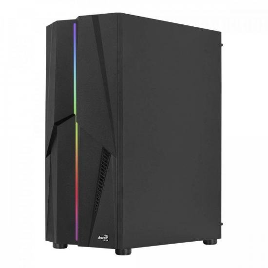 Gabinete Gamer Aerocool Mecha Preto RGB Lateral Vidro por 268,71 à vista no boleto/pix ou parcele em até 10x sem juros. Compre na loja Aerocool!