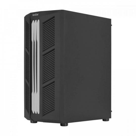 Gabinete Gamer Aerocool Prime Preto RGB Lateral Vidro por 279,46 à vista no boleto/pix ou parcele em até 10x sem juros. Compre na loja Aerocool!