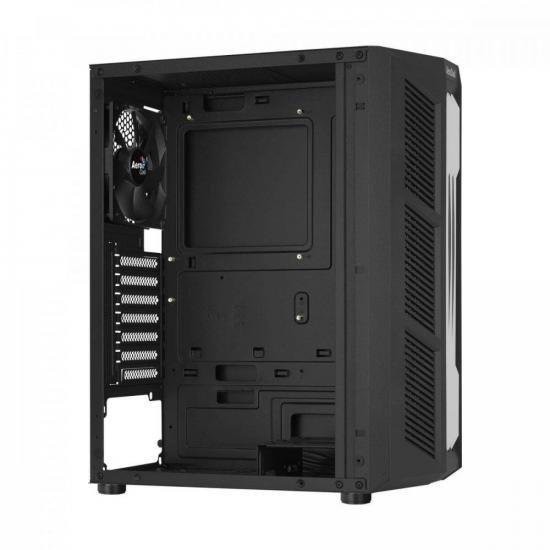 Gabinete Gamer Aerocool Prime Preto RGB Lateral Vidro por 279,46 à vista no boleto/pix ou parcele em até 10x sem juros. Compre na loja Aerocool!