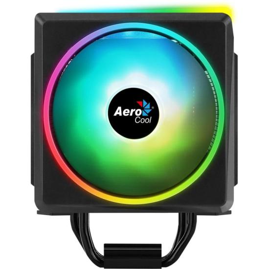 Cooler Para Processador Aerocool Cylon 4F ARGB Preto por 290,00 à vista no boleto/pix ou parcele em até 10x sem juros. Compre na loja Mundomax!