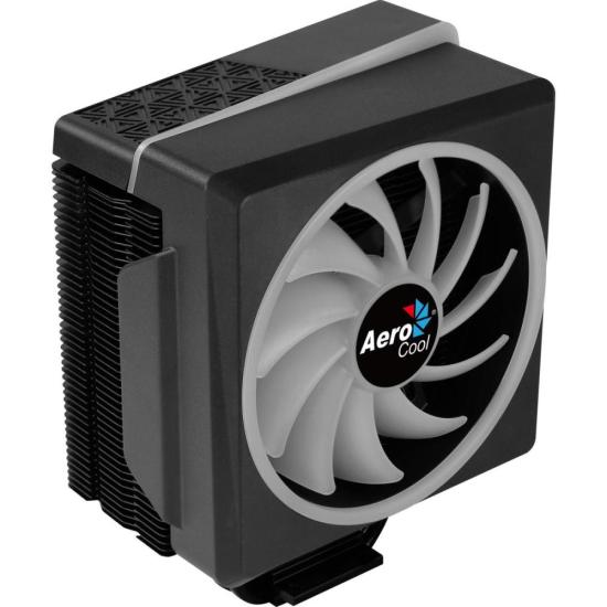 Cooler Para Processador Aerocool Cylon 4F ARGB Preto por 290,00 à vista no boleto/pix ou parcele em até 10x sem juros. Compre na loja Mundomax!