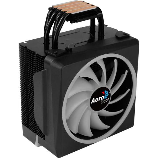 Cooler Para Processador Aerocool Cylon 4F ARGB Preto por 290,00 à vista no boleto/pix ou parcele em até 10x sem juros. Compre na loja Mundomax!